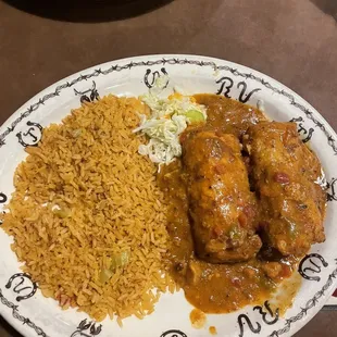 Two Crispy Rellenos