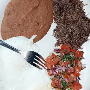 Barbacoa Breakfast plate, served all day