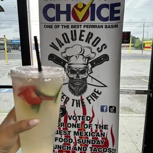 Strawberry cucumber lemonade 10/10