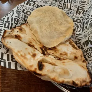 Naan &amp; Papadum That Came With The Seafood Platter