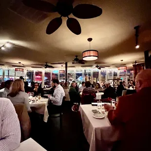 Filled up nicely on a Sunday night