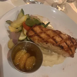 Caramelized Orange Bourbon Salmon