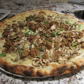 Fontina Mushroom Pizza