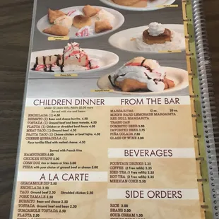 Menu page 9