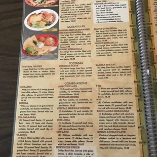 Menu page 5