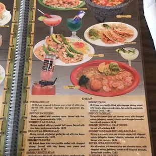 Menu page 8