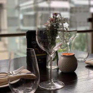 View from table