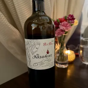 Great recommendation for wine with our meal.