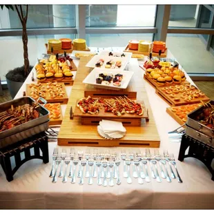 a variety of food items