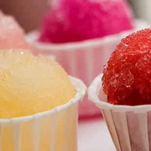13 flavors of Snow Cones