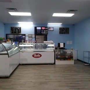 When you first walk in you