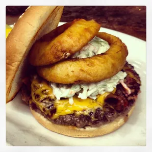 The smokehouse burger