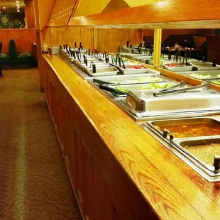 I asked the Manger on duty if I could take pictures of the restaurant and salad bar before they closed down.