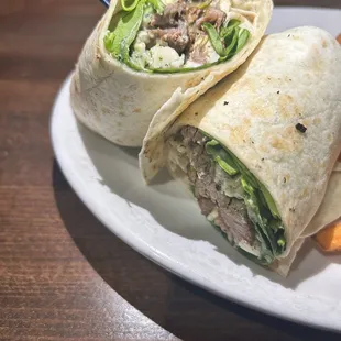 Balsamic Steak wrap no tomatoes