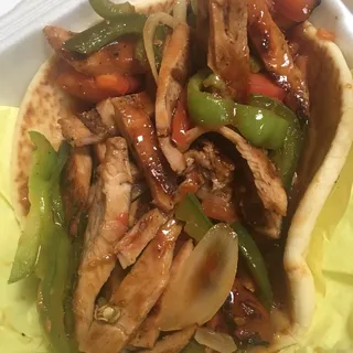 Chicken Fajita Pita Wrap