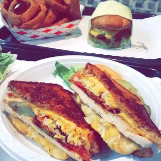 Chicken Cheddar Bacon Melt Sandwich