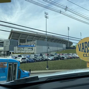 cars parked in a parking lot