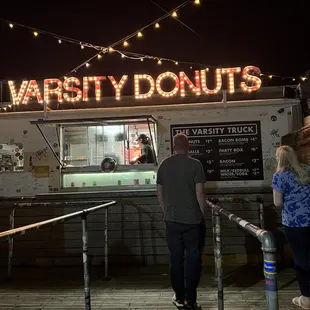 Outside food truck