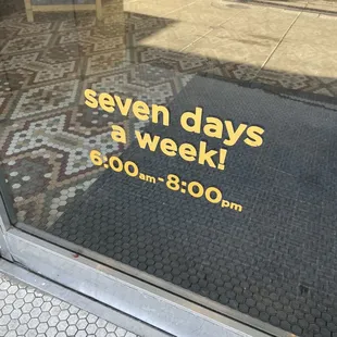 Hours