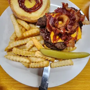 Double western burger