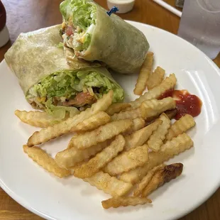 Chicken Bacon Ranch Wrap (Ranch on the side)