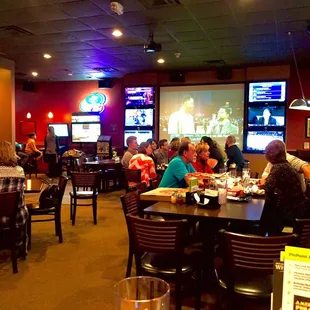 Not too packed for a Friday night