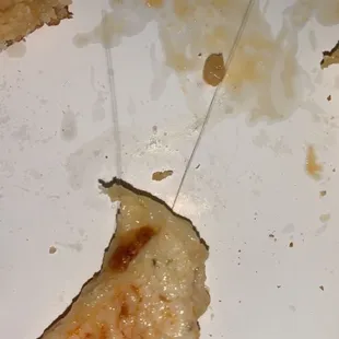 half eaten pizza