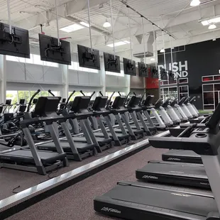 Life Fitness equipment (good machines!)