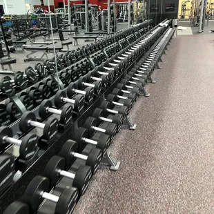 If only they had some free weights. Haha.