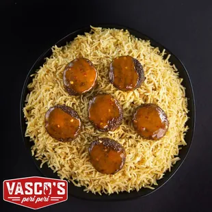 Veg N Rice
Choose between paneer or falafel. Vasco&apos;s rice accompanied with 1 x 2oz dip