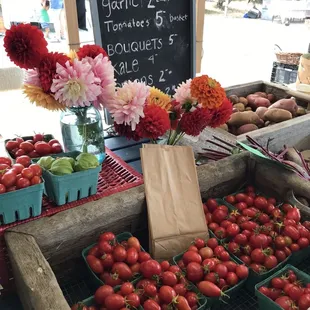 a variety of fresh produce