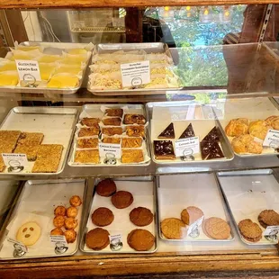 a variety of baked goods