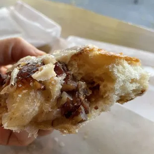 Maple pecan bacon croissant