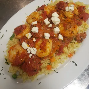 shrimp and rice