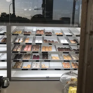 a display of pastries