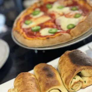 pizza, food
