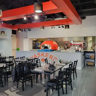 the interior of the restaurant