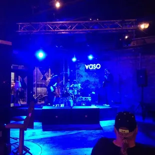Vaso stage area. Dance floor.