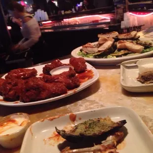 Hot Wings and Oyster!