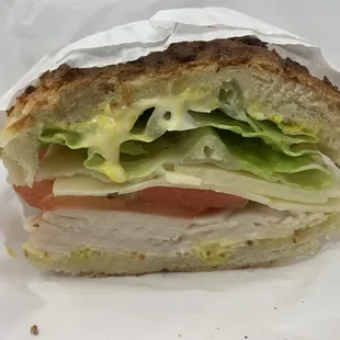 Turkey with pepper jack on dutch crunch