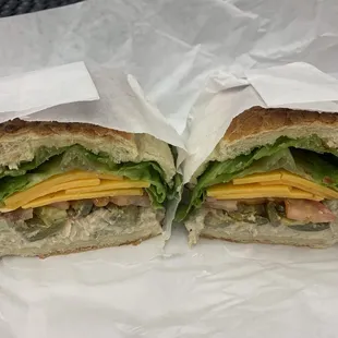 Tuna salad on Dutch Crunch