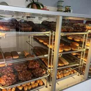 a variety of donuts