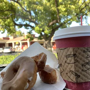 Maple Donut and Cronut Holes (tho more like arthritic fingers lol).