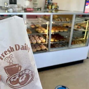 Lots of donut options