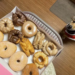 Dozen of mixed donuts for $17.75