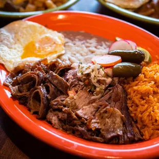 a plate of food