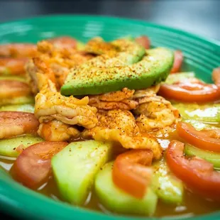 a plate of food