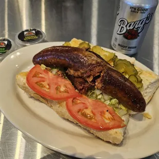 Hot Sausage Po-boy