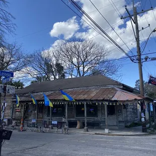The outside