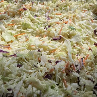 Homemade slaw made fresh daily!